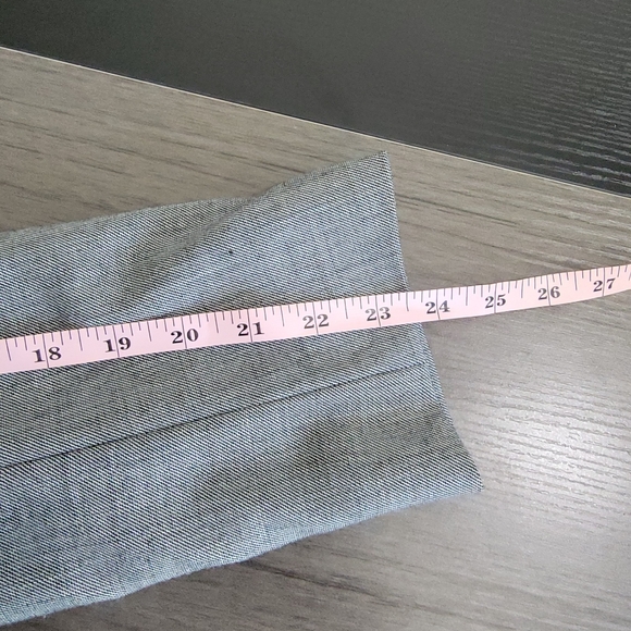 MM LaFleur Gaia Jacket Wool Blend Workwear Blazer Sharkskin Women’s Sz 14 Gray - Picture 11 of 14